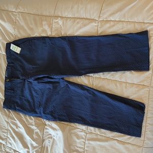 Navy blue combo dress pants 34w 30L NWT